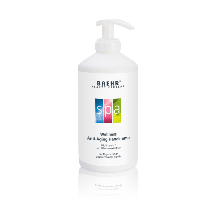 SPA крем за ръце с подмладяващ комплекс (Spa Wellness Handcreme), 500 мл + дозатор.