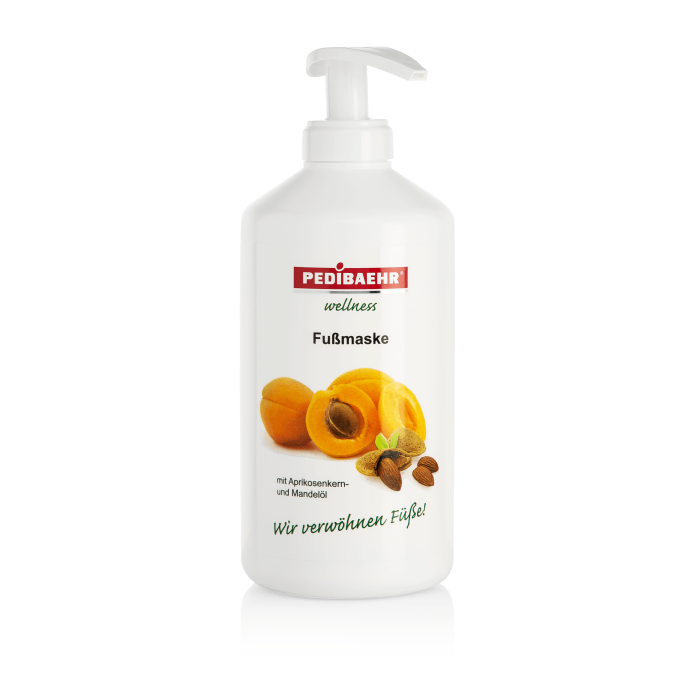 SPA Foot Mask with Apricot Kernel and Sweet Almond Oil, 500 ml + dispenser